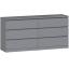 Комод Варма-6 серый