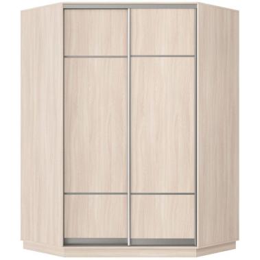 Угловой шкаф-купе Маршал Лайт Ясень Шимо светлый 1100x450x2200 мм.