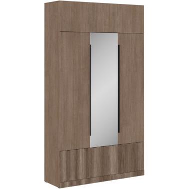 Распашной шкаф Кантри ШК-002 тира / кадена вуд 1350x450x2400 мм.