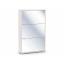 Обувница Вива 3 с зеркалом, белый