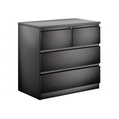 Комод Мальта 4 ящ, дуб венге 800x480x760 мм.