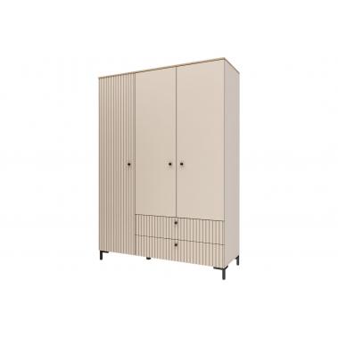 Шкаф 3 дв 2 ящ Тоскана 535.14, кашемир серый/акация 1520x567x2137 мм.