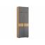 Шкаф 2 дв Сандра ШК-04 с антресолью, крафт/графит