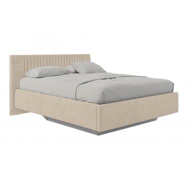 Кровать с подъемным механизмом Нейми 160х200, кремовый велюр 1770x2140x1010 мм.