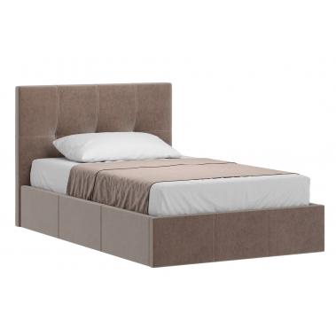 Кровать Мари с подъемным механизмом 140х200, какао велюр 1510x2120x1020 мм.