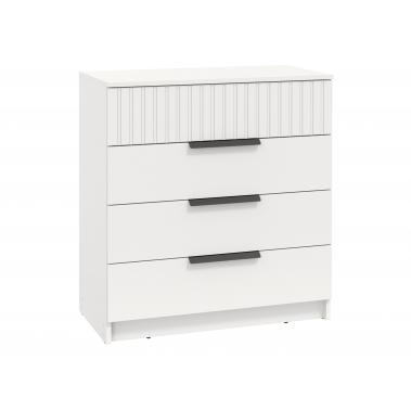 Комод Брандо 4 ящ, белый 800x420x898 мм.