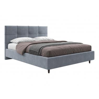 Кровать с подъемным механизмом Флоранс 140х200 см, серый велюр 1520x2150x1070 мм.