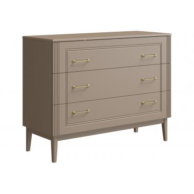 Комод 3 ящ Федерика, мокко 1175x458x910 мм.