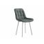 Стул Бостон / Кайл, серо-зеленый микровелюр/белый