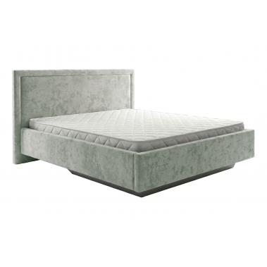 Кровать с подъемным механизмом Мали 160х200, мятный микровелюр 1870x2140x1160 мм.