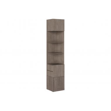 Стеллаж Кантри с ящ СЖ-002, тира/кадена вуд 450x450x2400 мм.