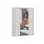 Шкаф 4 дв Гамма с зеркалами, ясень анкор светлый/сандал светлый