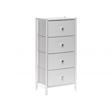 Комод Leset Хайди 4 ящика, белый 460x300x980 мм.