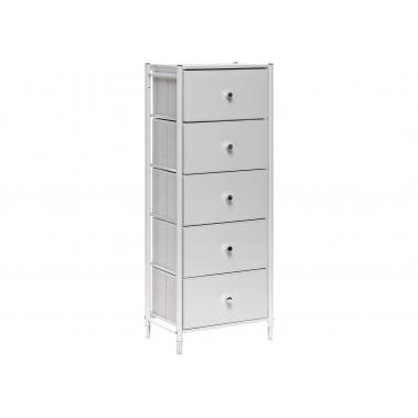 Комод Leset Хайди 5 ящиков, белый