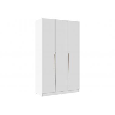 Шкаф 3 дв Нордвест, белый/дуб сторсунд/белый 1200x500x2100 мм.
