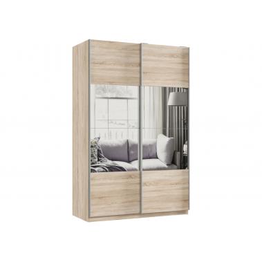 Шкаф-купе Smart 1424 240х140х60, дуб сонома/фасад (дз.дз).01.(01.01).01 1400x600x2400 мм.